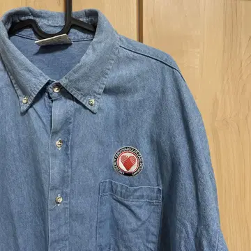 90년대 USA제 VINTAGE CRYSTAL SPRINGS 코튼 셔츠