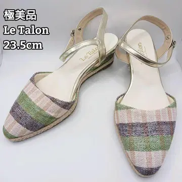 [거의 미사용] Le Talon 스트랩 웨지솔 샌들