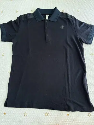 ROCK DUDE 블랙 피케 셔츠 L 사이즈