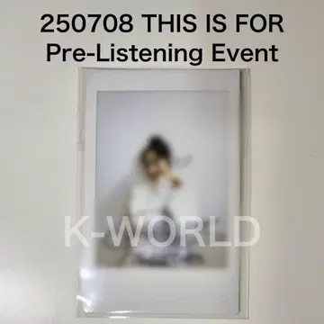 TWICE THIS IS FOR 이벤트 친필 사인 폴라로이드 다현