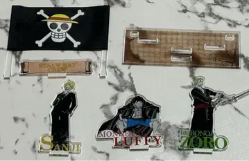 ONEPIECE 해적 깃발 아크릴 스탠드 밀짚모자 일당 루피 조로 상디