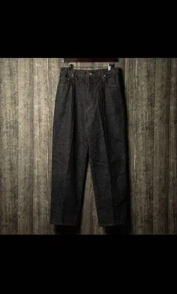 파블로 빈치 파블로 헴 데님 와이드 슬랙스 L