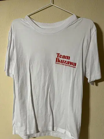 Team Ikuzawa 화이트 티셔츠 XS