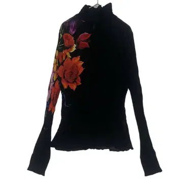 desigual 꽃 플라워 시어 시스루 상의 데시구알 새상품급