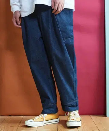 rehacer 레어 셀 Bulky Wide Denim Pants 데님