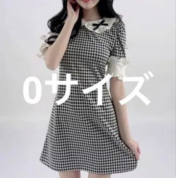 JILTU  작은 프릴 리본 드레스