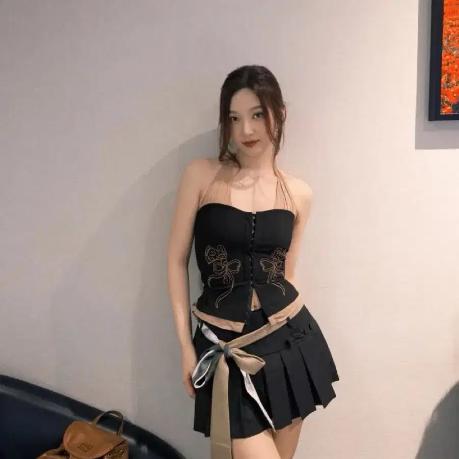 SCULPTOR | 스컬프터 Sculptor Corset Halter Top Farm Corset