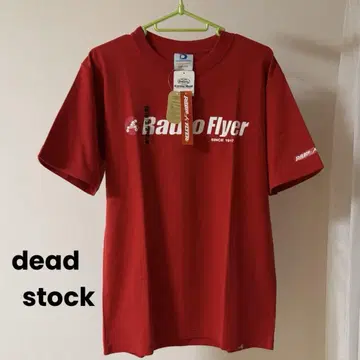 RADIO FLYER 라디오 플라이어 데드스탁 티셔츠 레드 M