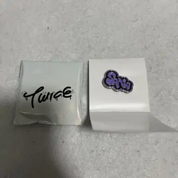 TWICE THIS IS FOR 팝업 랜덤 핀 배지 사나