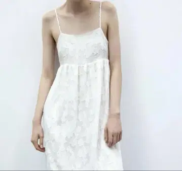 자라 원피스 프린지 가공 미디 길이 원피스 택 포함 새상품