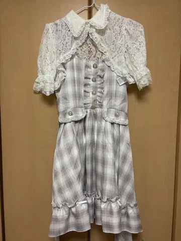 NOEMIE 노에미 레이스 크롭 블라우스 원피스