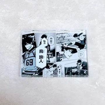 블루 록 프린세스 카페 아크릴 블록 까마귀 여행자