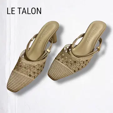 LE TALON 루타론 크로셰 레이스 앵클 펌프스