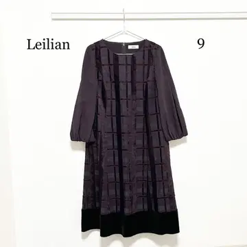 0076 Leilian 레리안 종아리 기장 원피스 9호