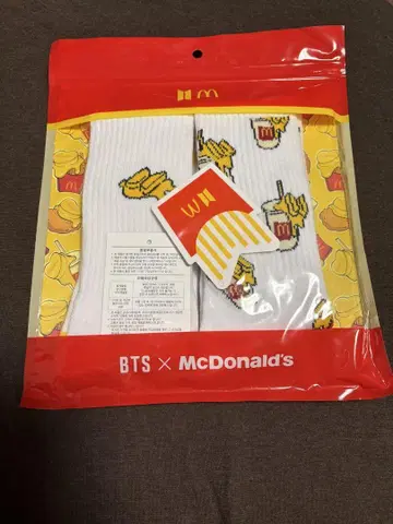 BTS 맥도날드 콜라보 삭스 양말
