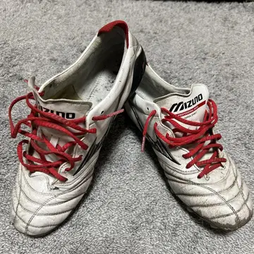 Mizuno 스파이크 슈즈 화이트/레드 26.0cm 모렐리아 네오 4