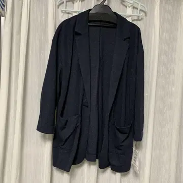 스콧 클럽 네이비 테일러드 자켓