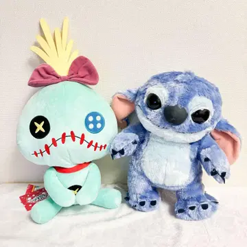 릴로 & 스티치 스쿠램프 우루리미 봉제 인형 L 봉제 인형 스티치