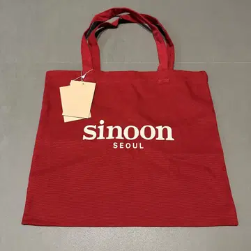 sinoon 빨간색 토트백