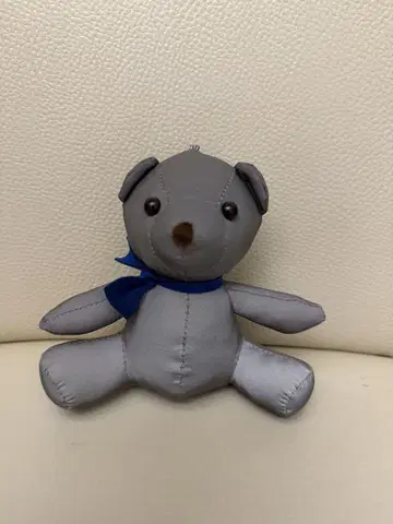 곰 봉제 인형 스트랩 키링 반사 소재 이토야