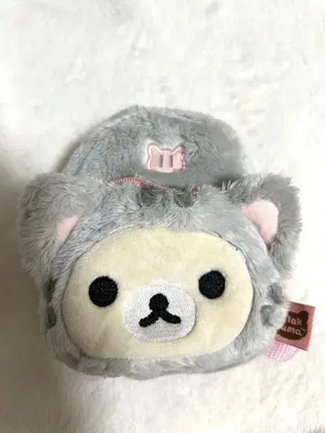 코리락쿠마 백팩형 파우치 고양이