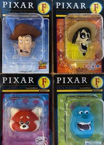 happy 복권 PIXAR F상 페이 마그넷 4개 세트