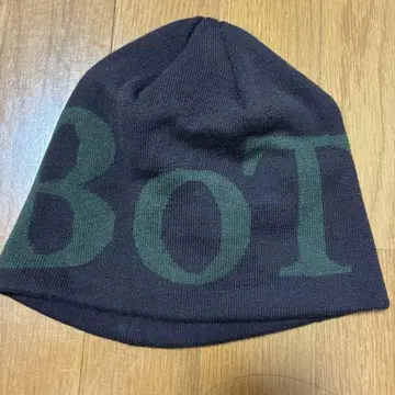 BOTT 보트 브라운 니트 모자 비니 로고