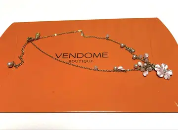 새상품 VENDOME BOUTIQUE 꽃 모티브 목걸이