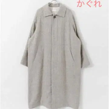 카구레 울 린넨 발마칸 코트