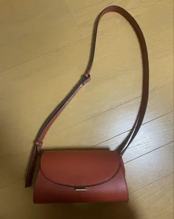 숄더백 원통형 통 빨간색 오렌지