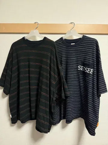 티셔츠 2장 세트 SEE SEE, S.F.C 사이즈 L