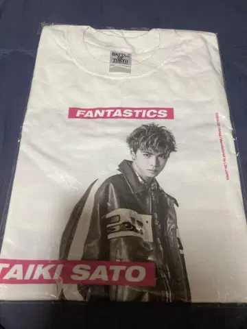 FANTASTICS 사토 다이키 사진 티셔츠 BOT