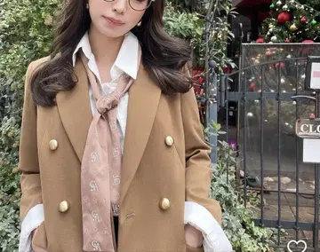 쿠이미 스카프 밀크 티 베이지