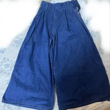 에드윈 썸씽 데님 와이드 팬츠