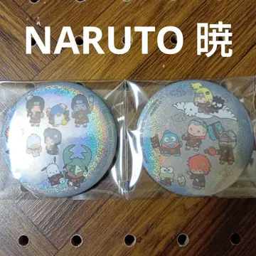 NARUTO 산리오 캔뱃지 아카츠키 2장 세트 익명 배송