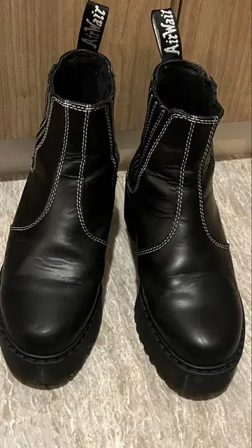 블랙 사이드 고어 부츠 UK4 23cm