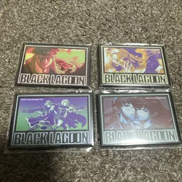 BLACK LAGOON dmm 복권 4종 세트