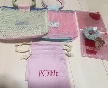 POTETE 문 스크런치 벨로아 스크런치