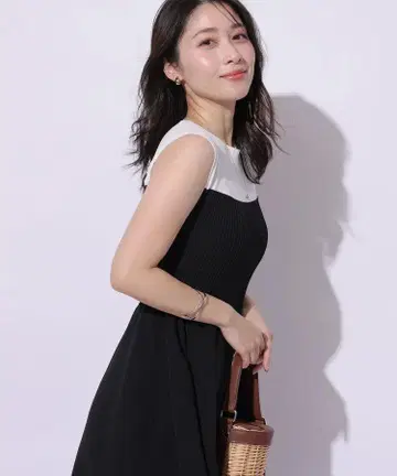 아푸와이저 리셰 뷔스티에 절개 원피스