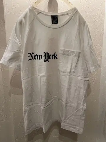 넘버나인 NewYork 티셔츠 컷소 화이트