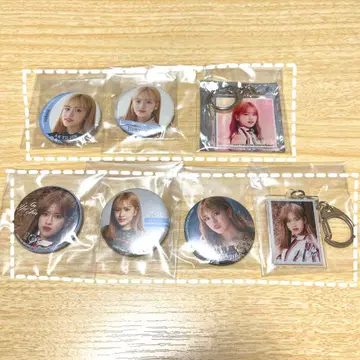 IZONE IVE 유진 캔뱃지 키링 굿즈 정리