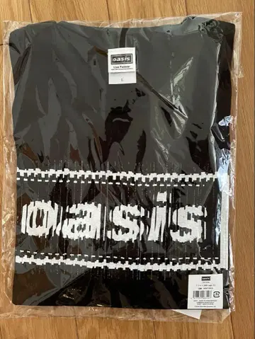 oasis 30th 오아시스 전 Live Forever 로고 티셔츠