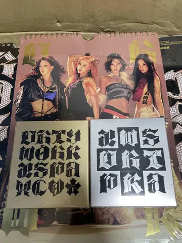 aespa Dirty Work 3 형태 세트 미개봉