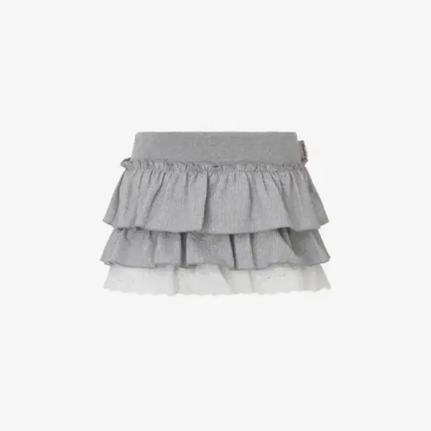 Newerlin Bubble Kangkang Lay Mini Skirt gray S on Bunjang