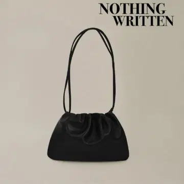 NOTHING WRITTEN 블랙 숄더백
