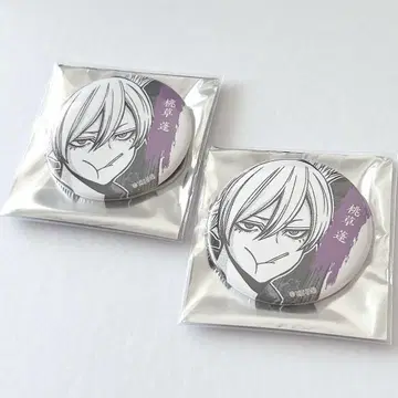 복숭아풀 복숭아꽃 TSUTAYA 한정판 캔뱃지 원작 그림