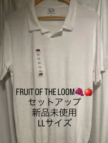 FRUIT OF THE LOOM 피케 셔츠 LL 사이즈 미사용 새상품