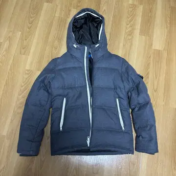 BEAMS 그레이 다운 자켓 S 사이즈