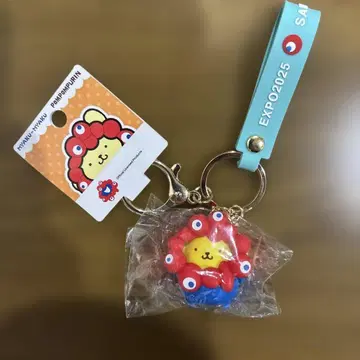 오사카 엑스포 산리오 나리키리 키링 폼폼푸딩