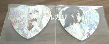 Fate 프리즈마 이리야 이리야 미유 하트 캔뱃지 2개 세트